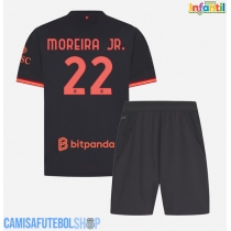 Camisa de time de futebol AC Milan Diego Moreira #22 Replicas 3º Equipamento Infantil 2026-27 Manga Curta (+ Calças curtas)